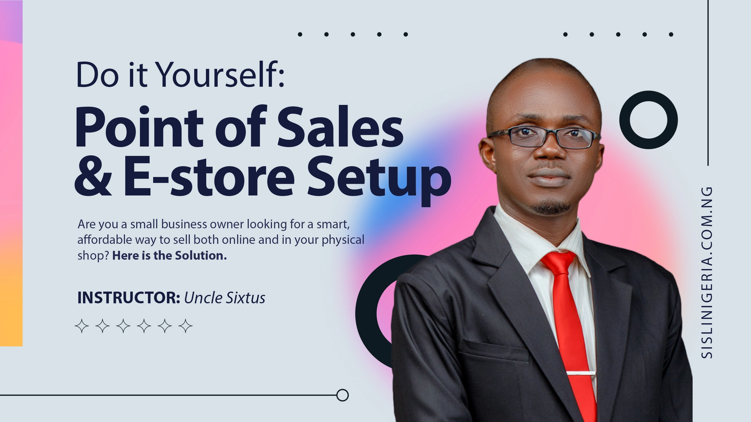 Learn to setup a Low-Cost Online Store and POS System for Small Business